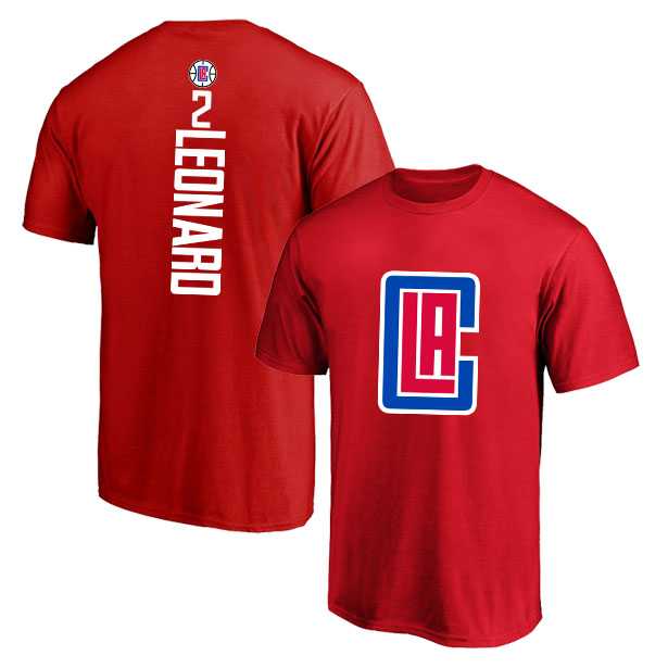 Los Angeles Clippers 2 Kawhi Leonard Red T-Shirt,We sell and wholesale Los Angeles Clippers 2 Kawhi Leonard Red T-Shirt on line form chian!